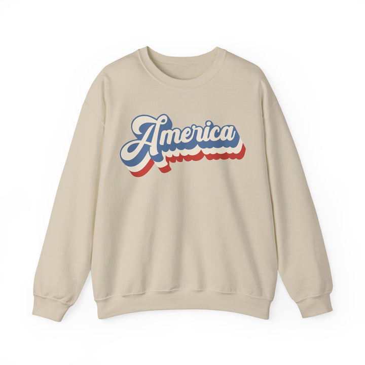 Retro America - Unisex Heavy Blend™ Crewneck Sweatshirt