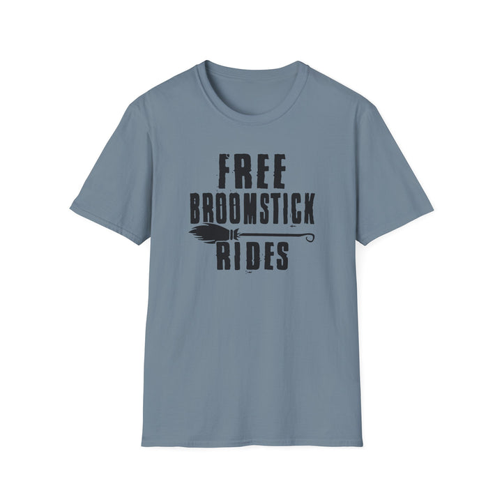 Free Broomstick Rides - Unisex Softstyle T-Shirt