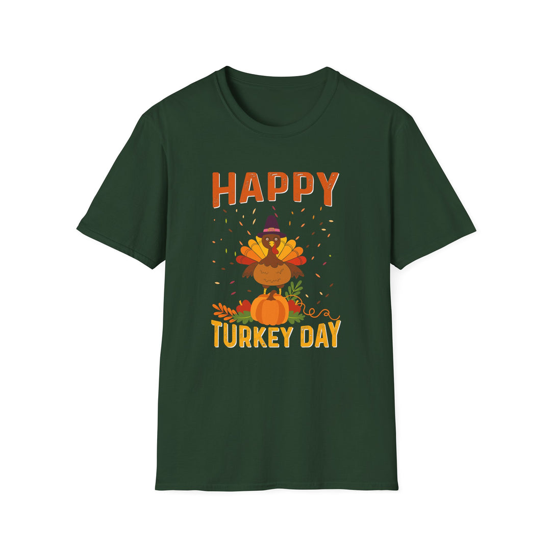 Happy Turkey Day - Unisex Softstyle T-Shirt