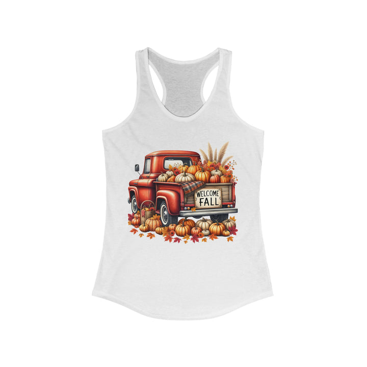 Welcome Fall - Women's Ideal Racerback Tank