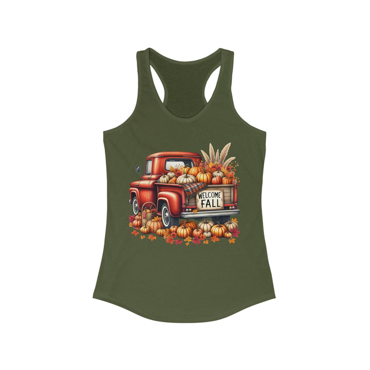 Welcome Fall - Women's Ideal Racerback Tank