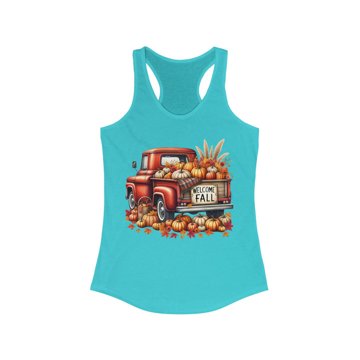 Welcome Fall - Women's Ideal Racerback Tank
