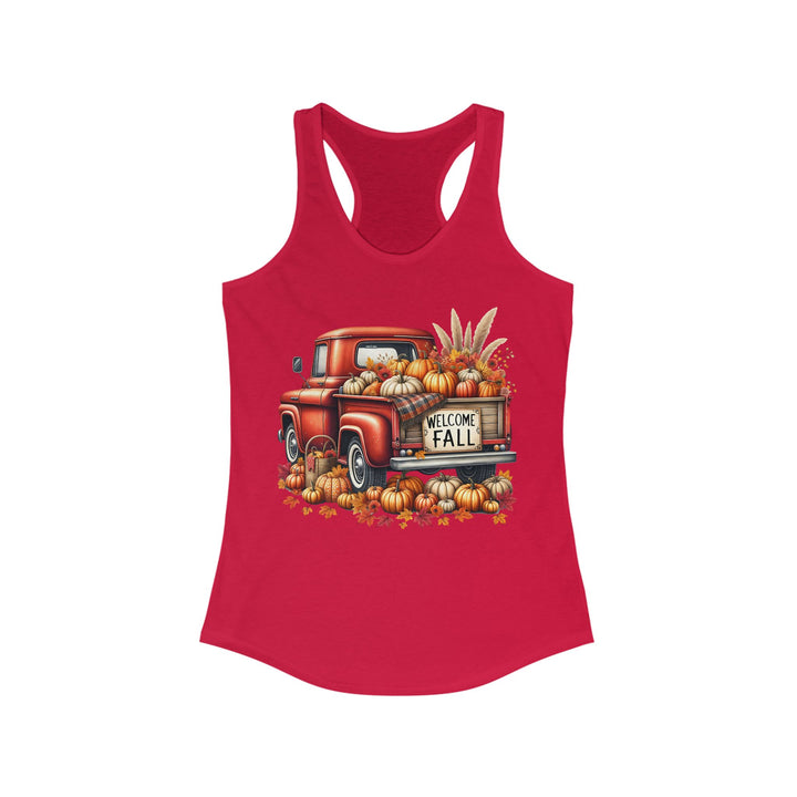 Welcome Fall - Women's Ideal Racerback Tank