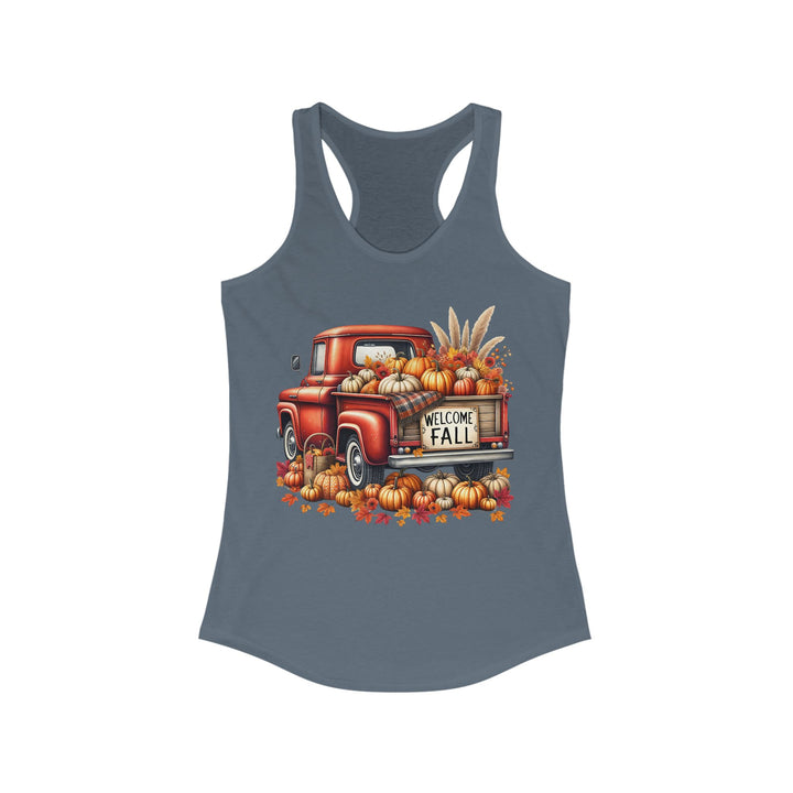 Welcome Fall - Women's Ideal Racerback Tank