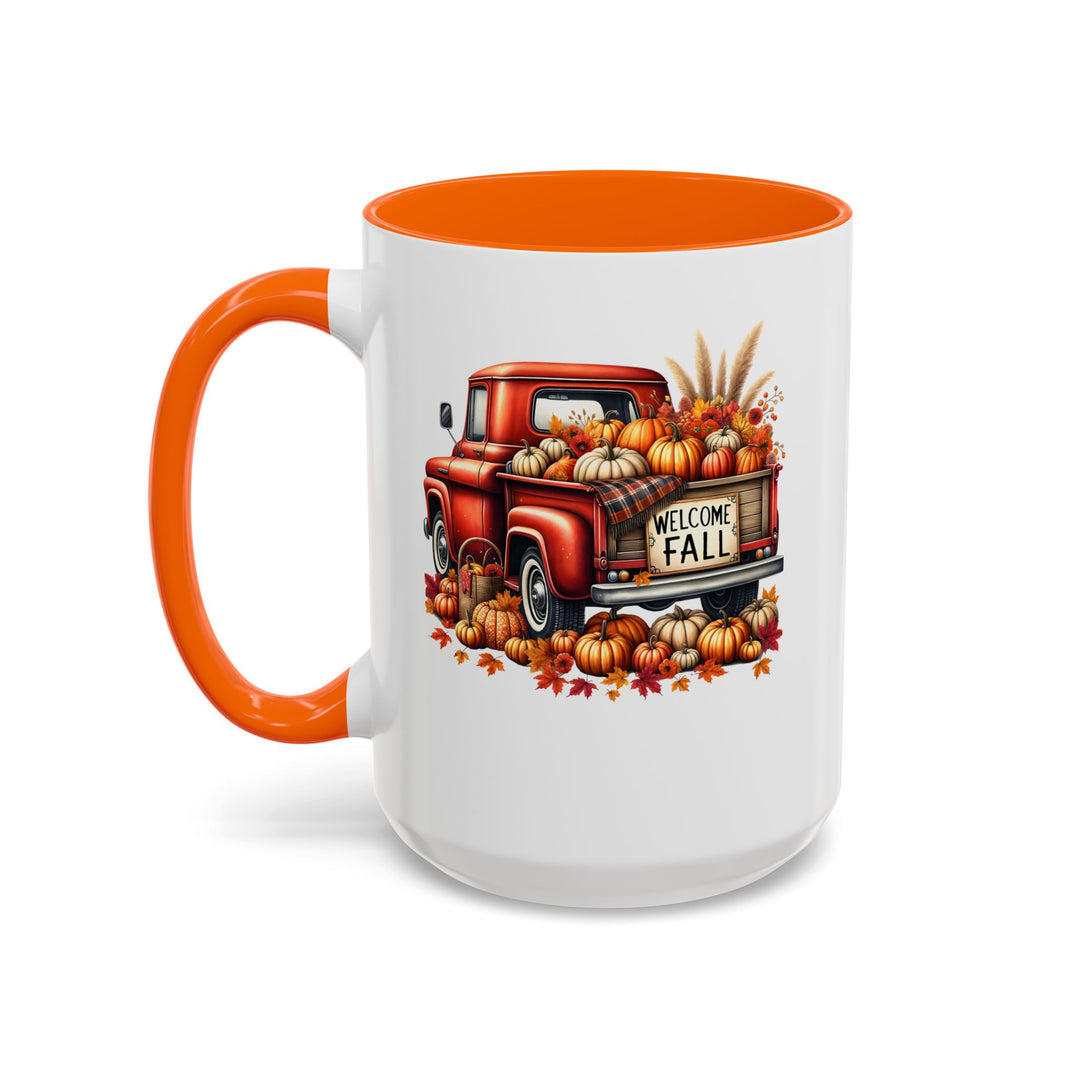 Welcome Fall - Accent Coffee Mug (11, 15oz)
