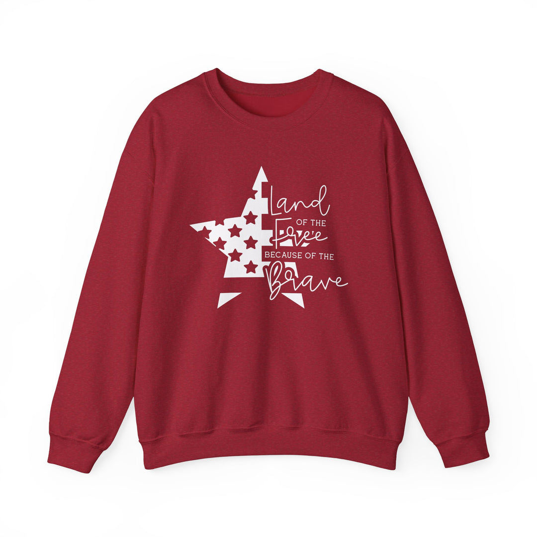 Land Of The Free - Unisex Heavy Blend™ Crewneck Sweatshirt