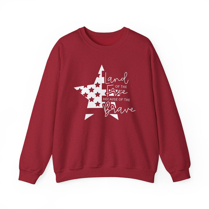 Land Of The Free - Unisex Heavy Blend™ Crewneck Sweatshirt