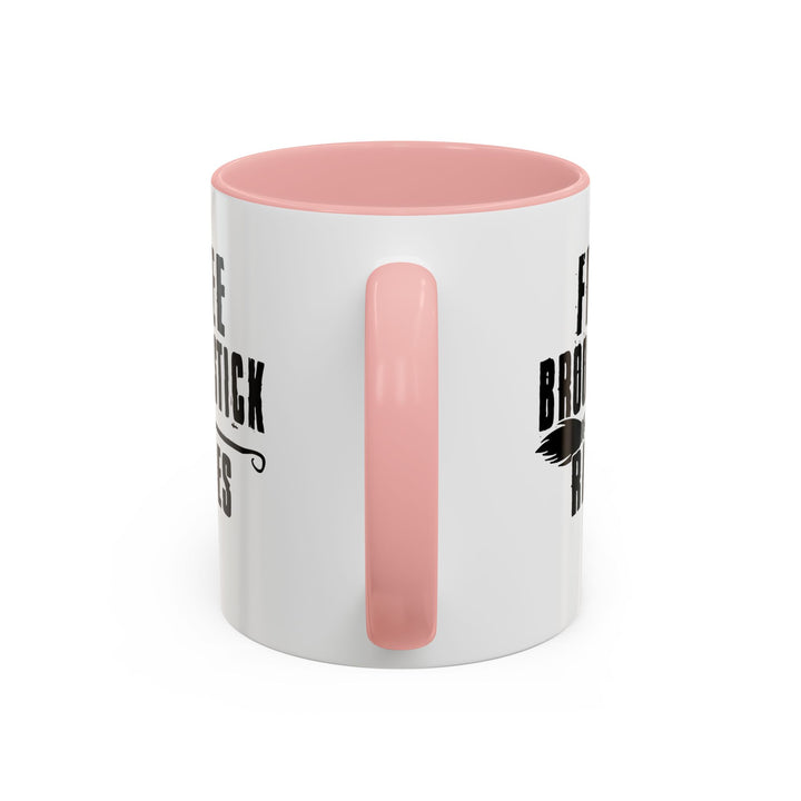Free Broomstick Rides - Accent Coffee Mug (11, 15oz)