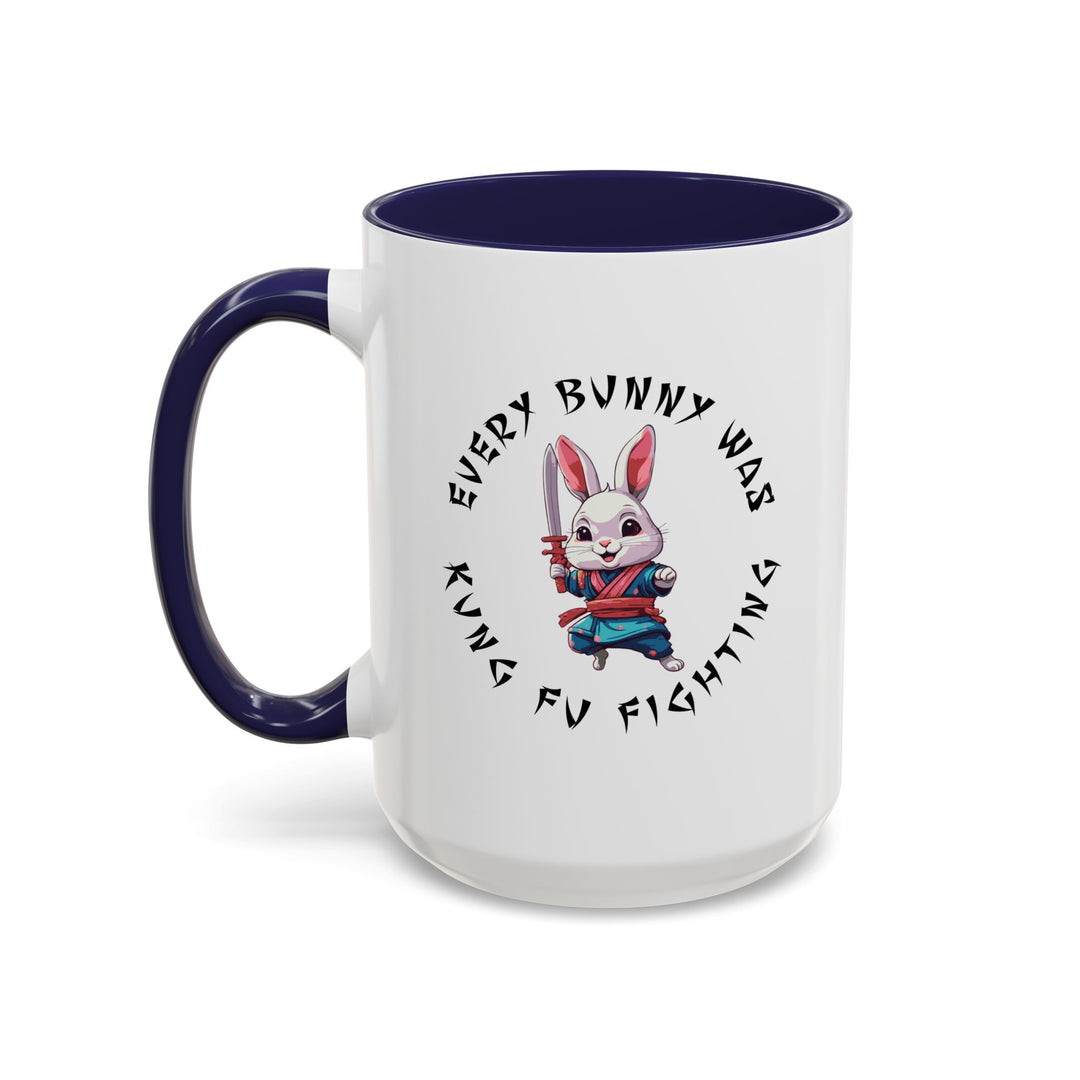 Kung Fu Fighting - Accent Coffee Mug (11, 15oz)