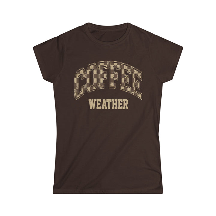 Coffee Weather - Women's Softstyle Tee
