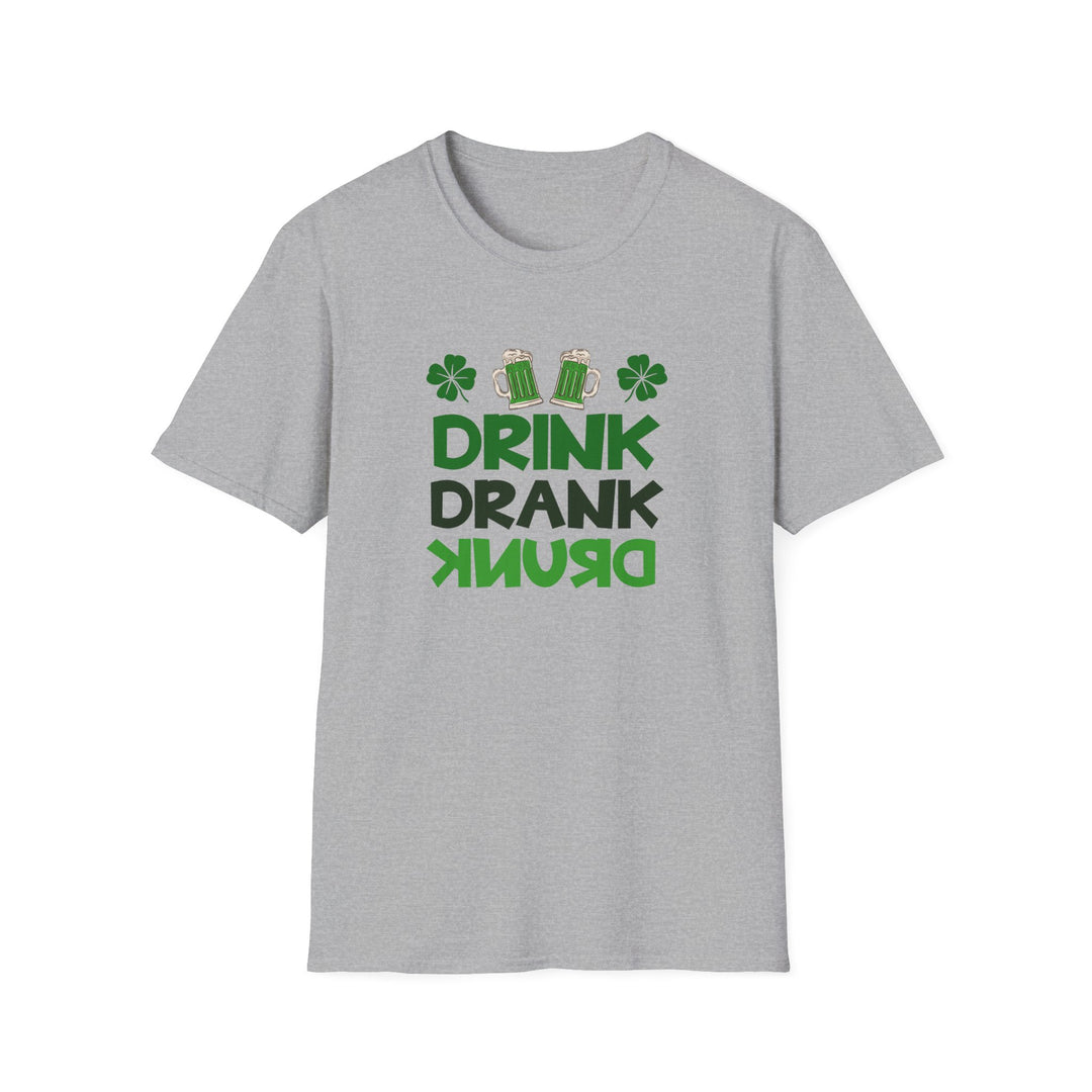Drink Drank Drunk - Unisex Softstyle T-Shirt