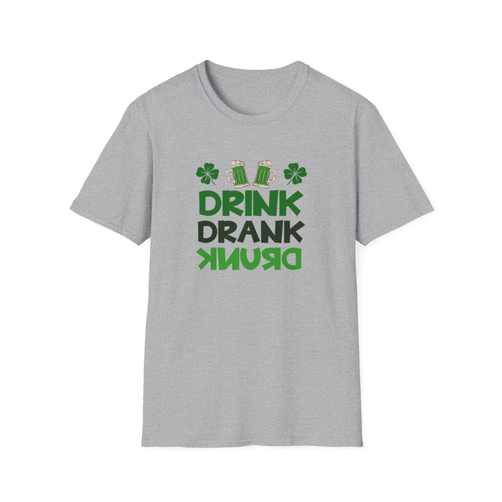 Drink Drank Drunk - Unisex Softstyle T-Shirt