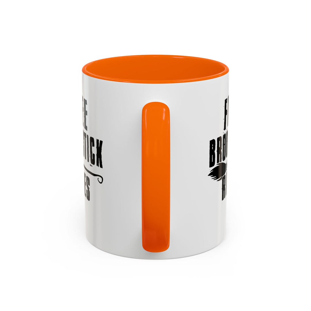 Free Broomstick Rides - Accent Coffee Mug (11, 15oz)