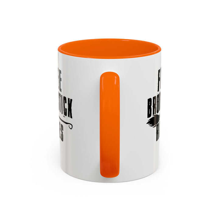 Free Broomstick Rides - Accent Coffee Mug (11, 15oz)