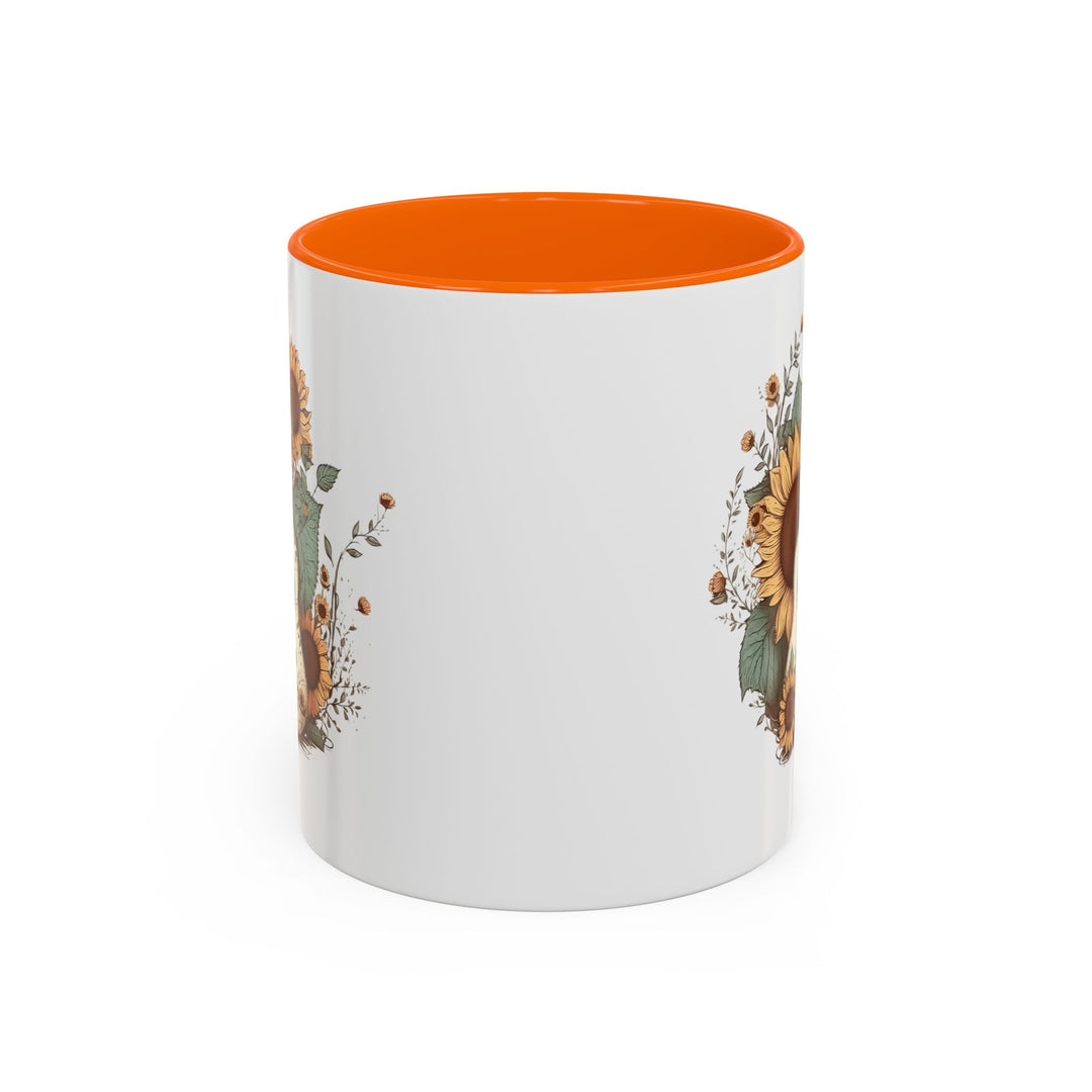 Sunflower Guitar - Accent Coffee Mug (11, 15oz)