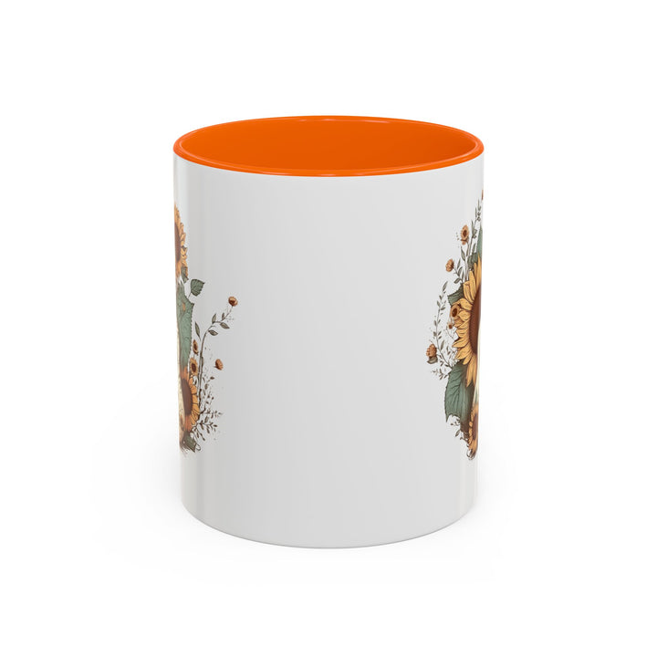 Sunflower Guitar - Accent Coffee Mug (11, 15oz)