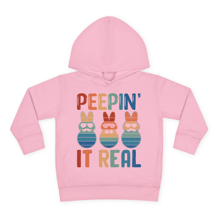 Peepin It Real - Toddler Pullover Fleece Hoodie