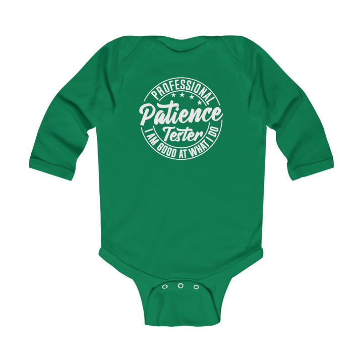 Professional Patience Tester - Infant Long Sleeve Bodysuit