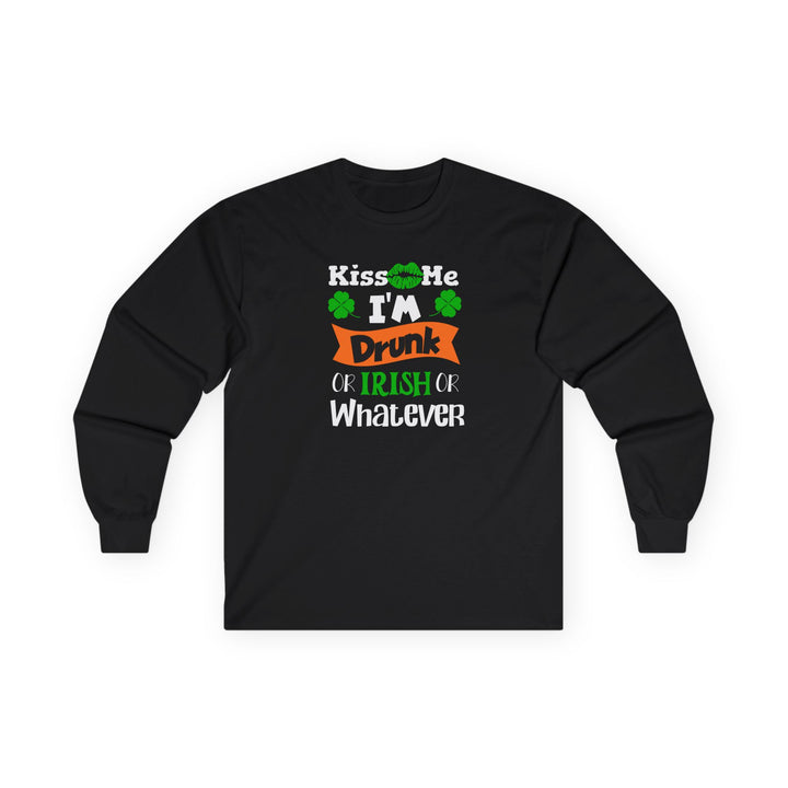Kiss Me I'm Drunk - Unisex Ultra Cotton Long Sleeve Tee