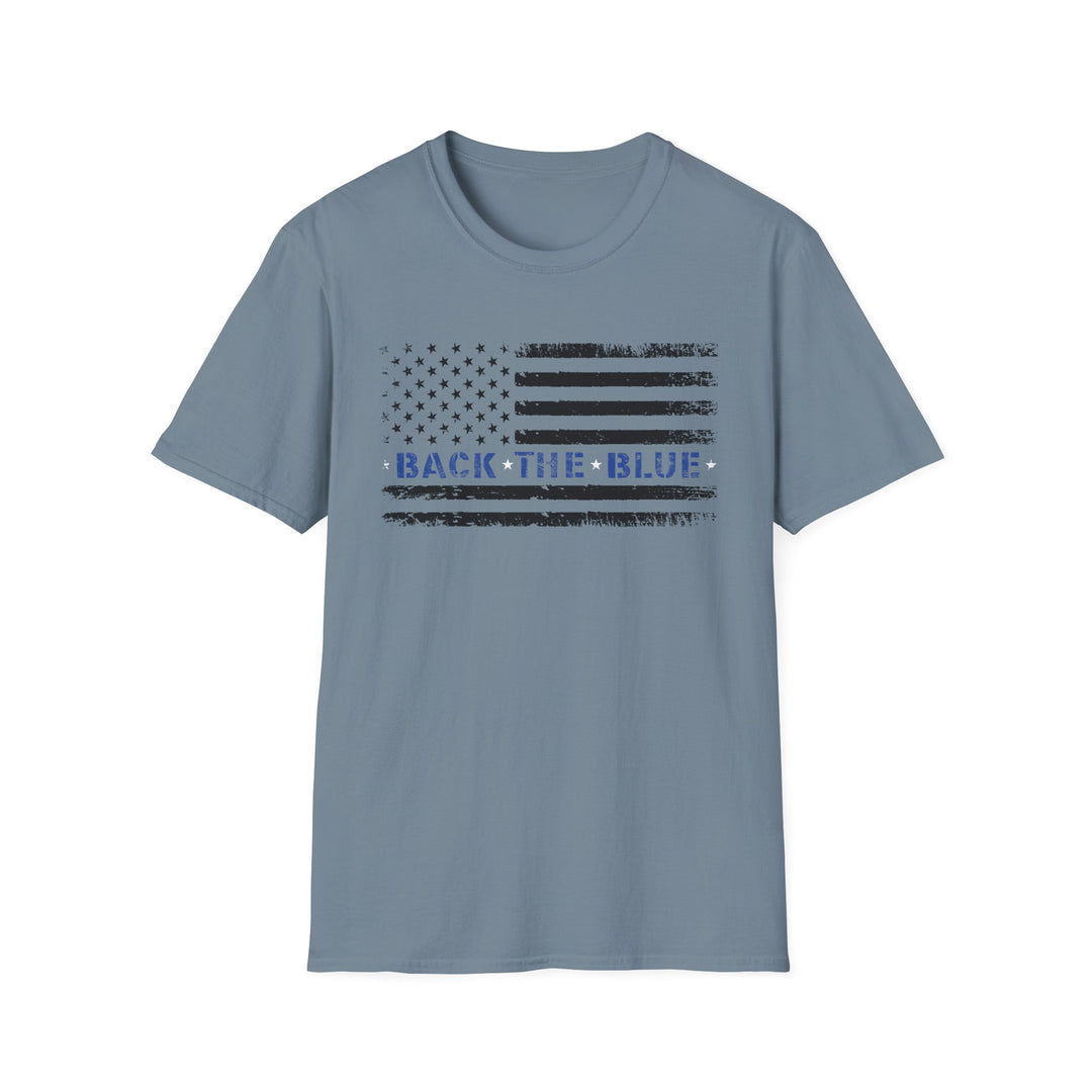 Back The Blue - Unisex Softstyle T-Shirt