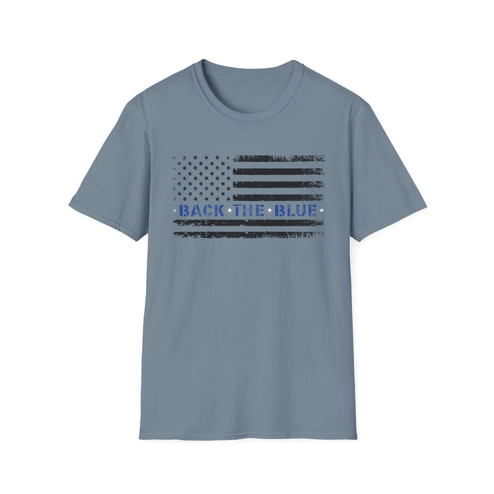 Back The Blue - Unisex Softstyle T-Shirt