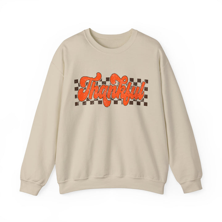 Retro Thankful - Unisex Heavy Blend™ Crewneck Sweatshirt