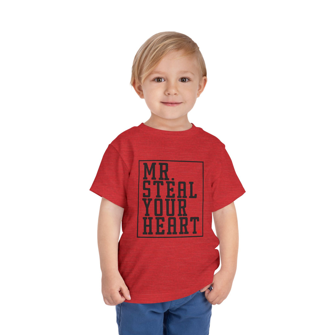 Mr. Steal Your Heart - Toddler Short Sleeve Tee