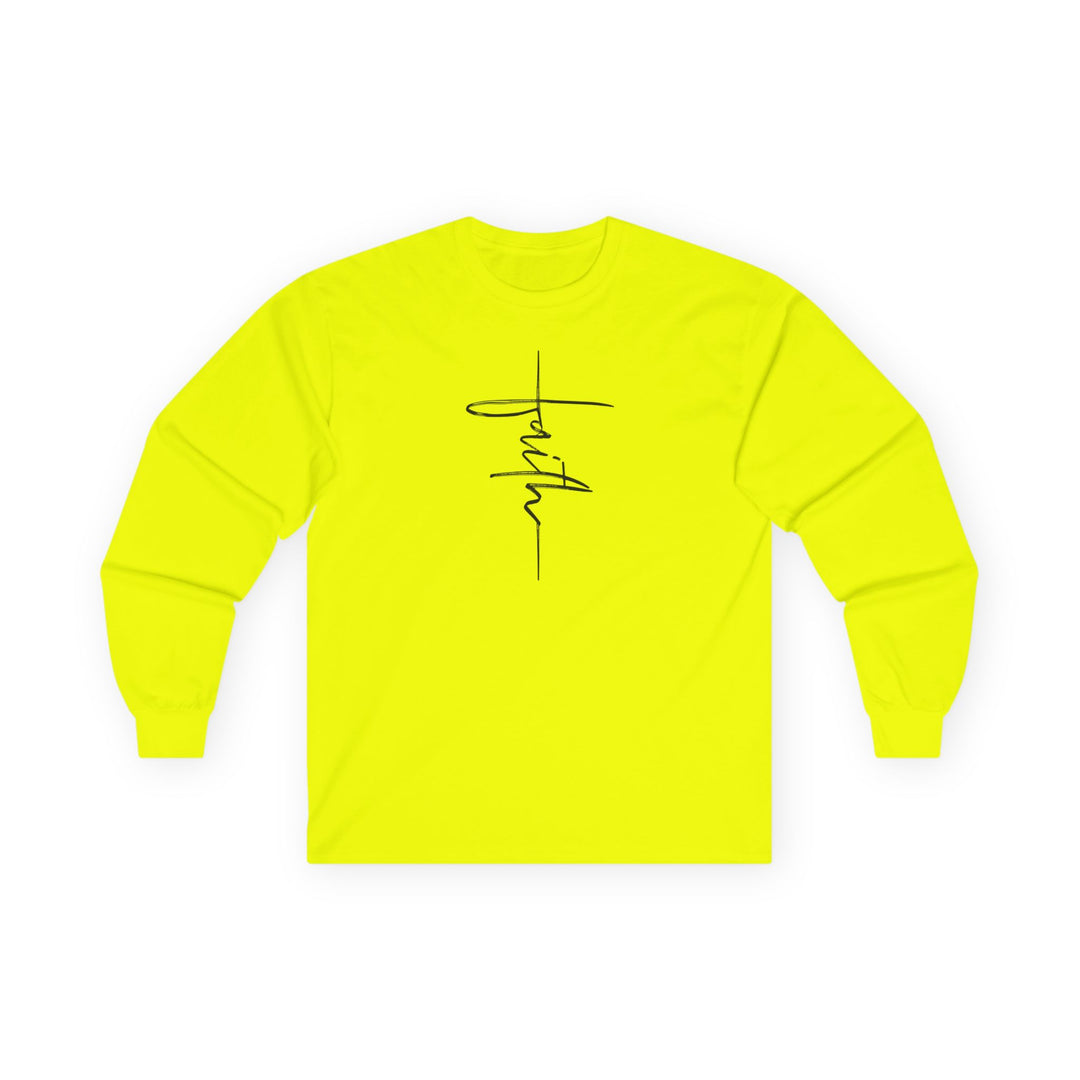 Faith Cross - Unisex Ultra Cotton Long Sleeve Tee