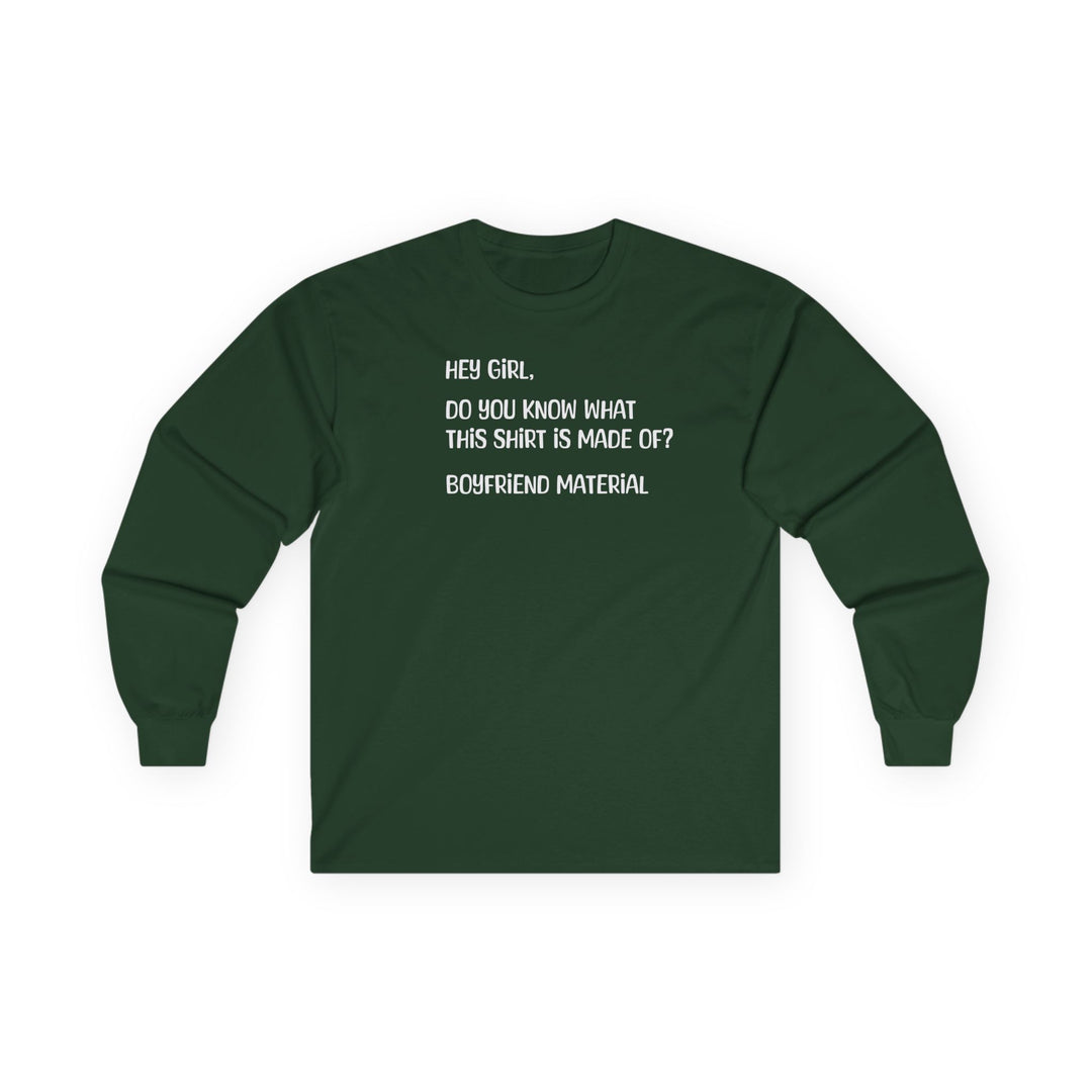 Boyfriend Material - Unisex Ultra Cotton Long Sleeve Tee