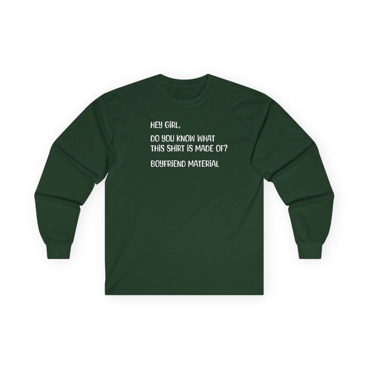 Boyfriend Material - Unisex Ultra Cotton Long Sleeve Tee
