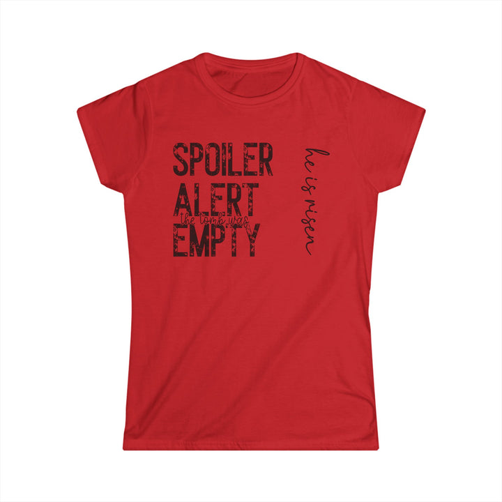 Spoiler Alert - Women's Softstyle Tee