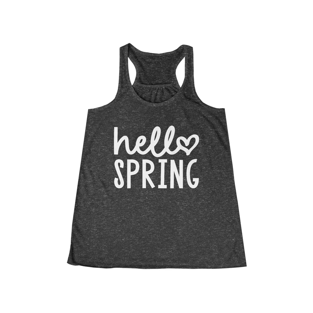 Hello Spring - Women's Flowy Racerback Tank
