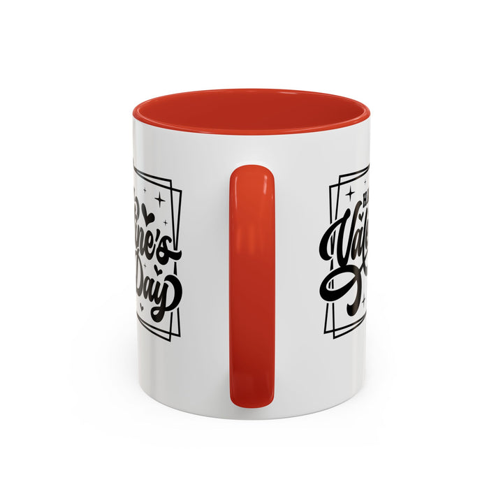 Happy Valentine's Day W/Hearts - Accent Coffee Mug (11, 15oz)