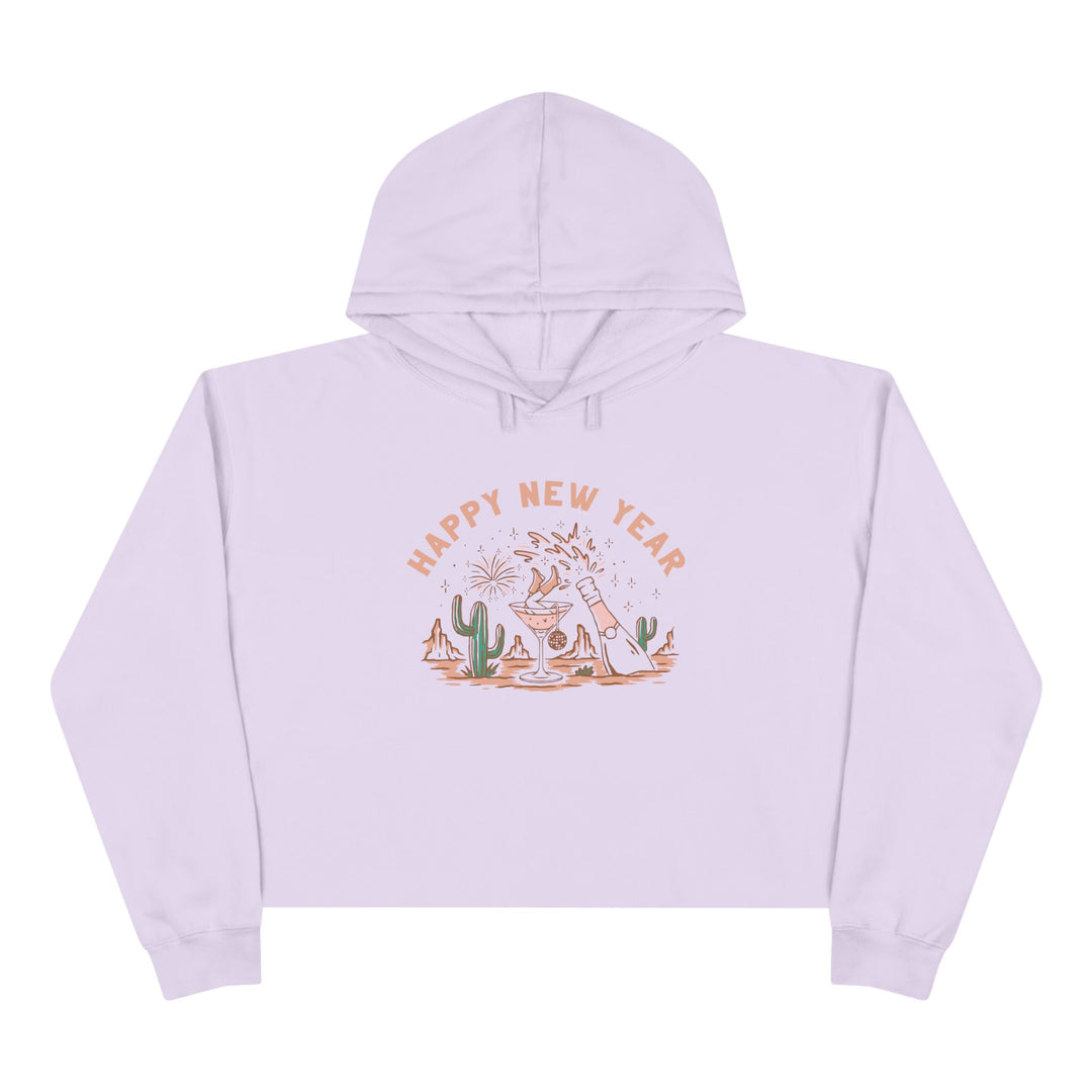 Happy New Year Desert - Crop Hoodie