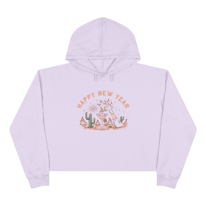 Happy New Year Desert - Crop Hoodie