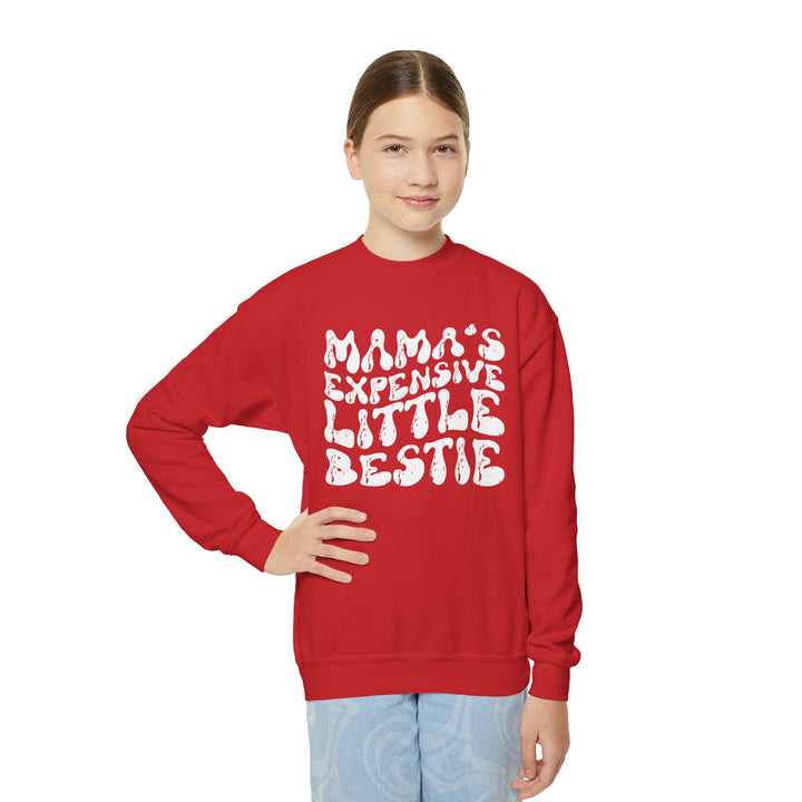 Mamas Little Bestie - Youth Crewneck Sweatshirt