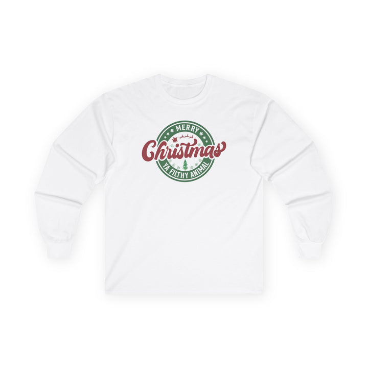Merry Christmas Ya Filthy Animal - Unisex Ultra Cotton Long Sleeve Tee