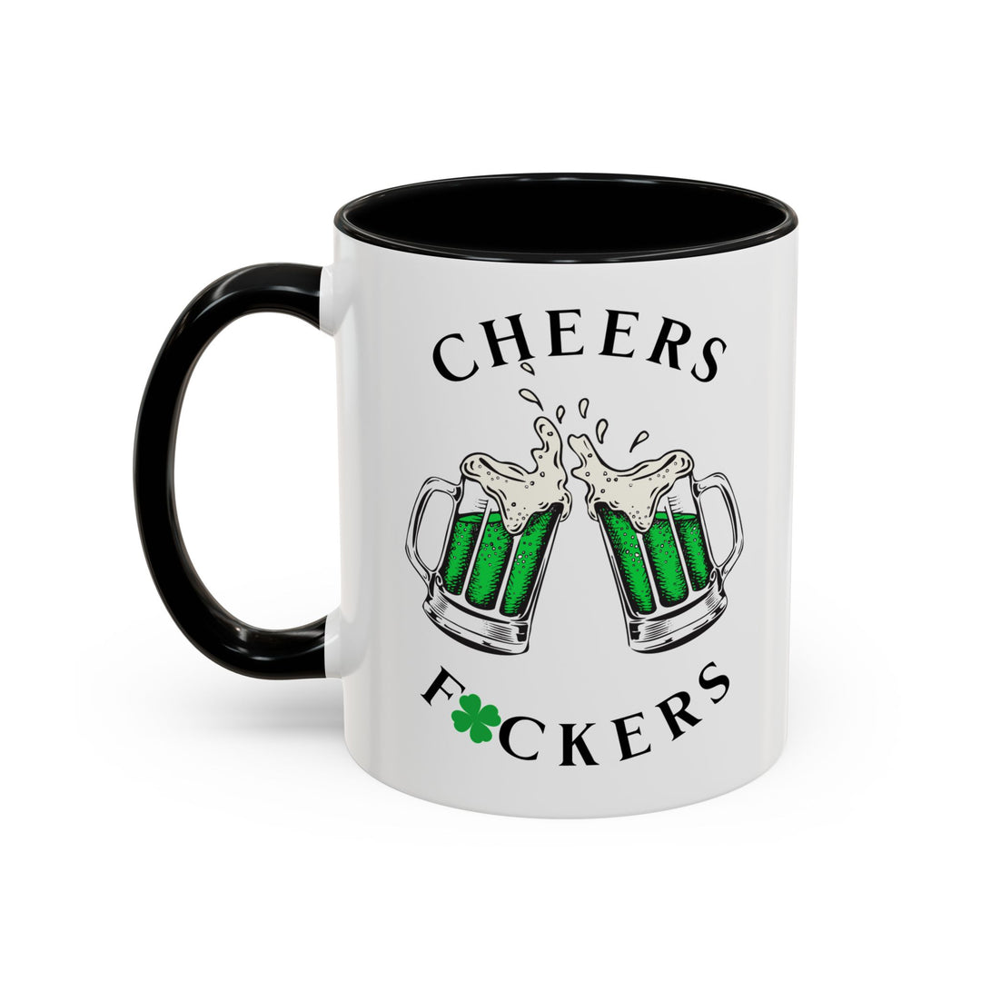 Cheers F*ckers - Accent Coffee Mug (11, 15oz)