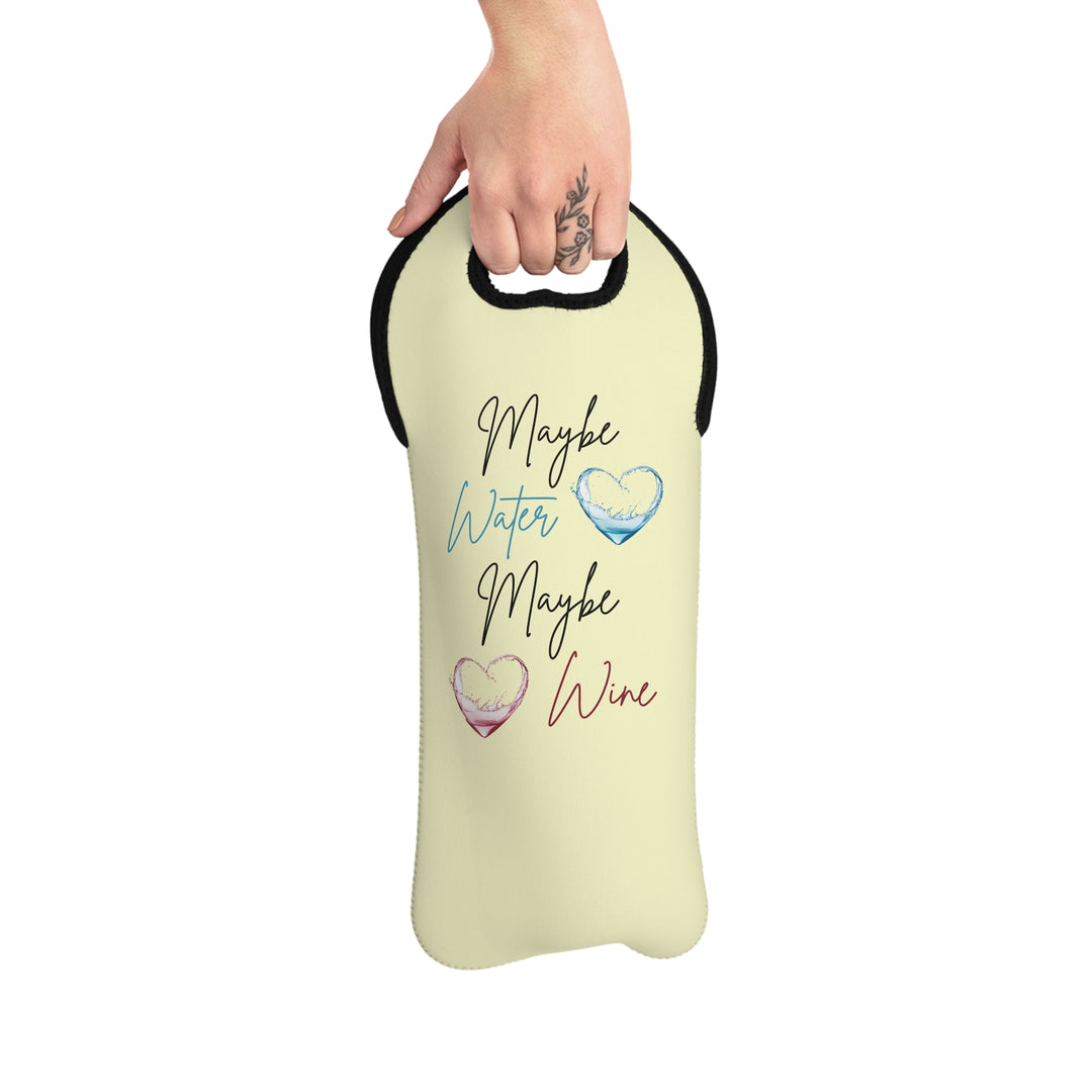 Maybe Water Maybe Wine - Wine Tote Bag