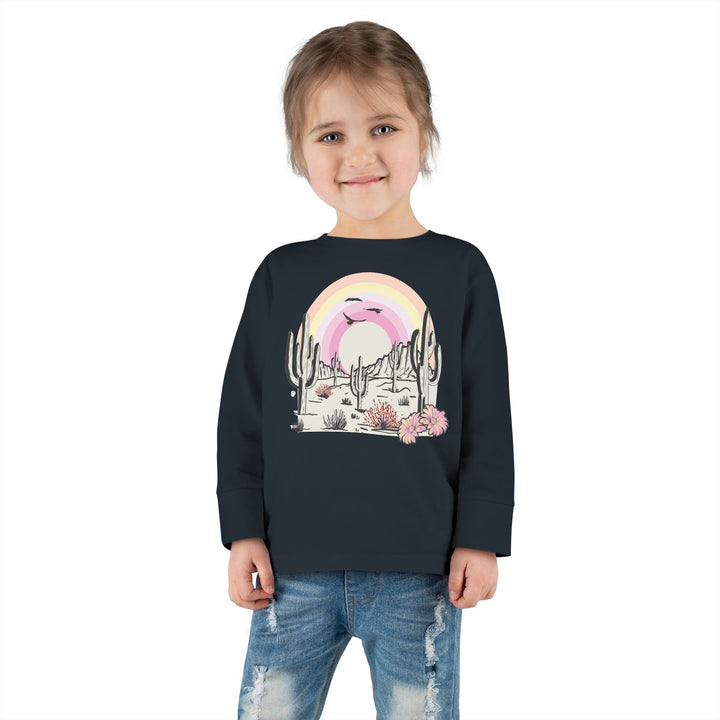 Desert Rainbow - Toddler Long Sleeve Tee