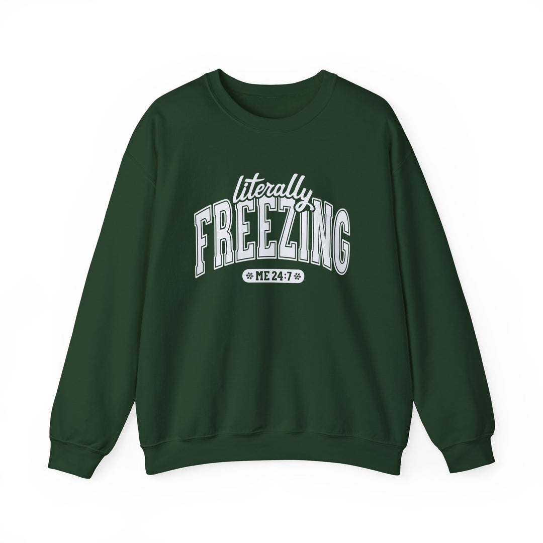 Literally Freezing - Unisex Heavy Blend™ Crewneck Sweatshirt