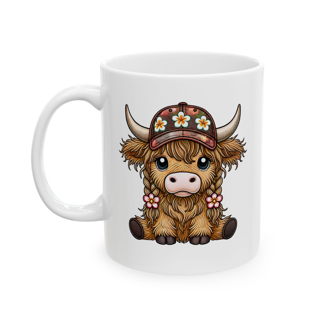 Summer Cow - Ceramic Mug, (11oz, 15oz)