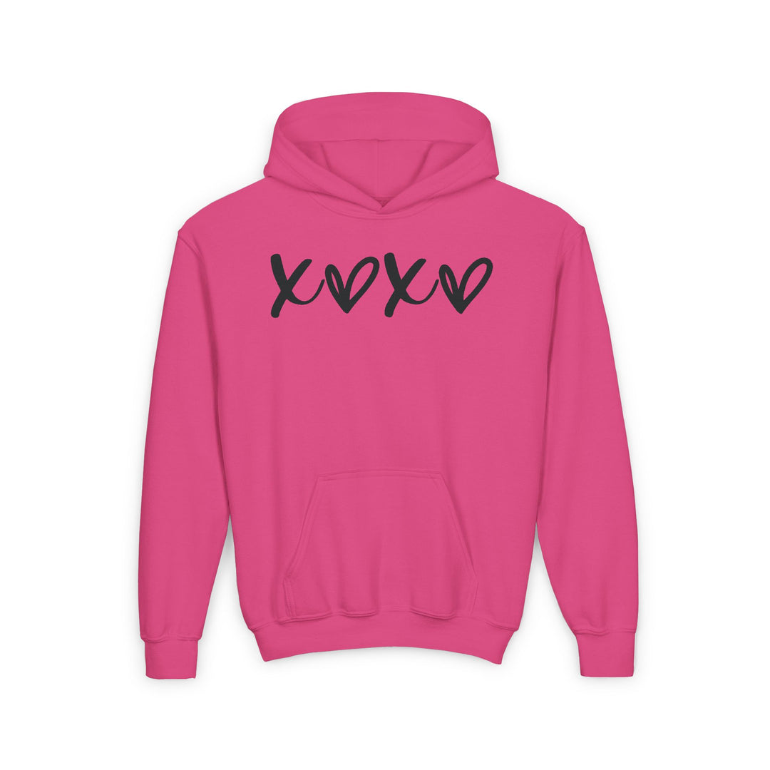 XOXO - Youth Heavy Blend Hooded Sweatshirt