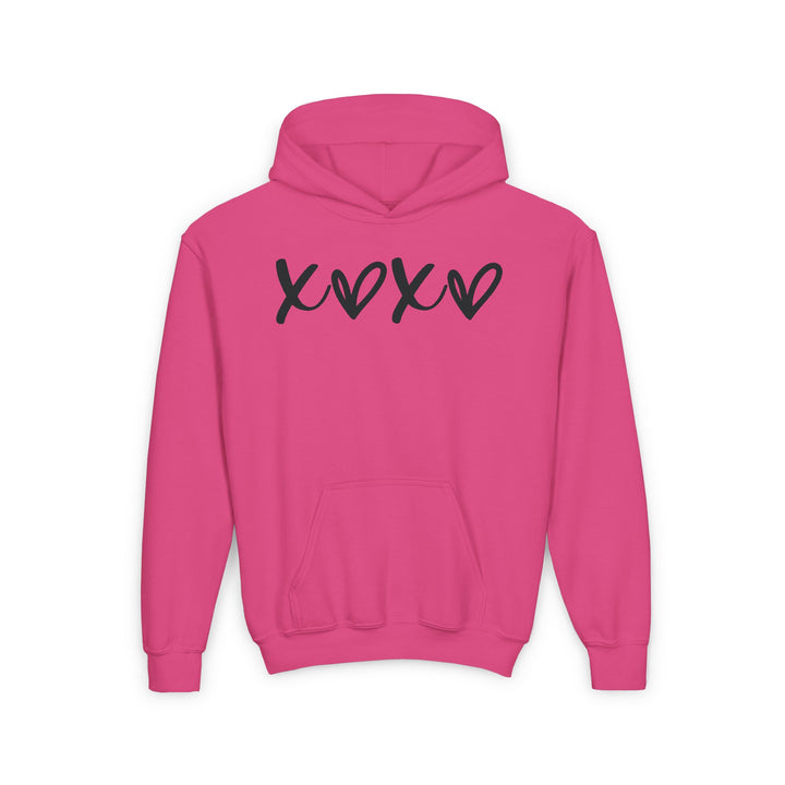 XOXO - Youth Heavy Blend Hooded Sweatshirt