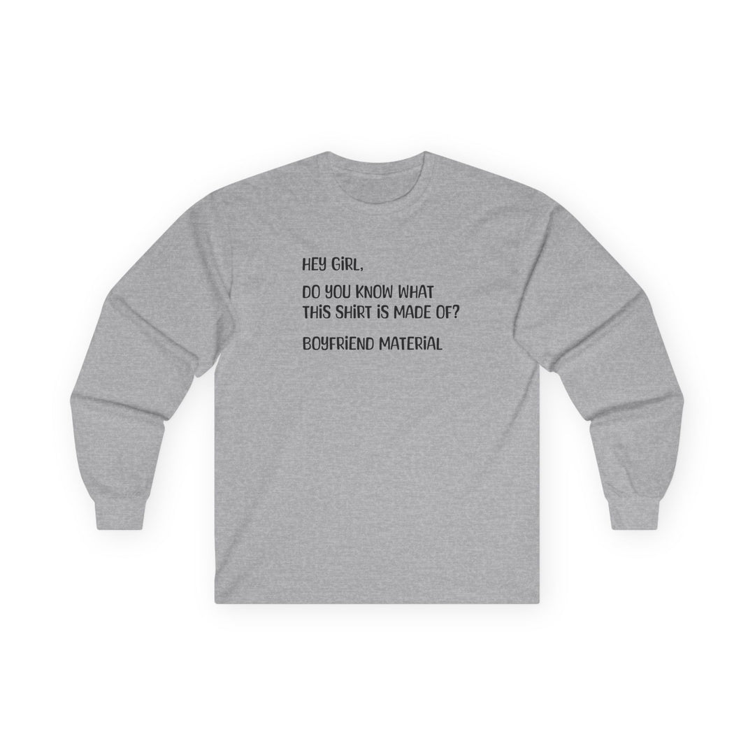 Boyfriend Material - Unisex Ultra Cotton Long Sleeve Tee