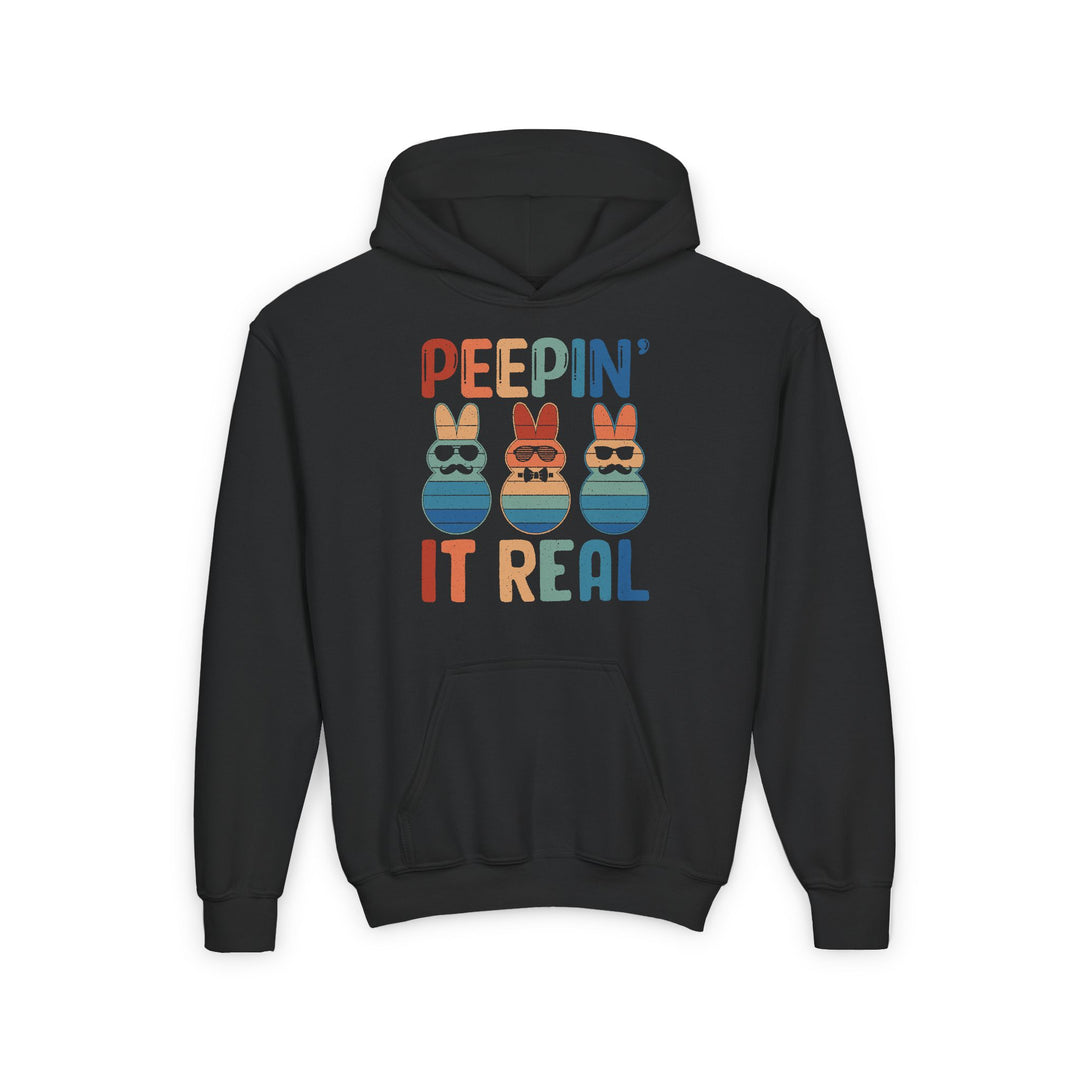 Peepin It Real - Youth Heavy Blend Hooded Sweatshirt