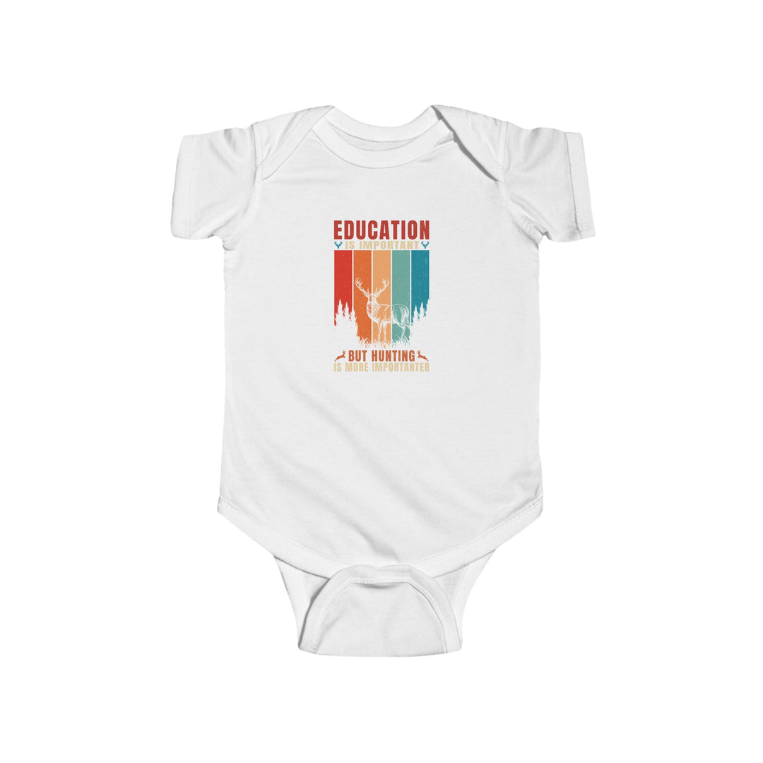 Hunting Education - Infant Fine Jersey Bodysuit