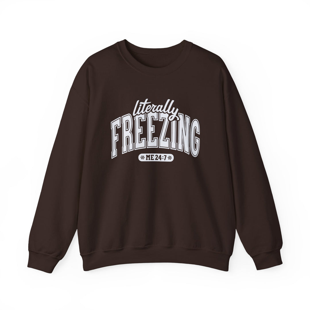Literally Freezing - Unisex Heavy Blend™ Crewneck Sweatshirt