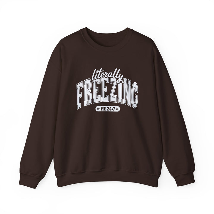 Literally Freezing - Unisex Heavy Blend™ Crewneck Sweatshirt