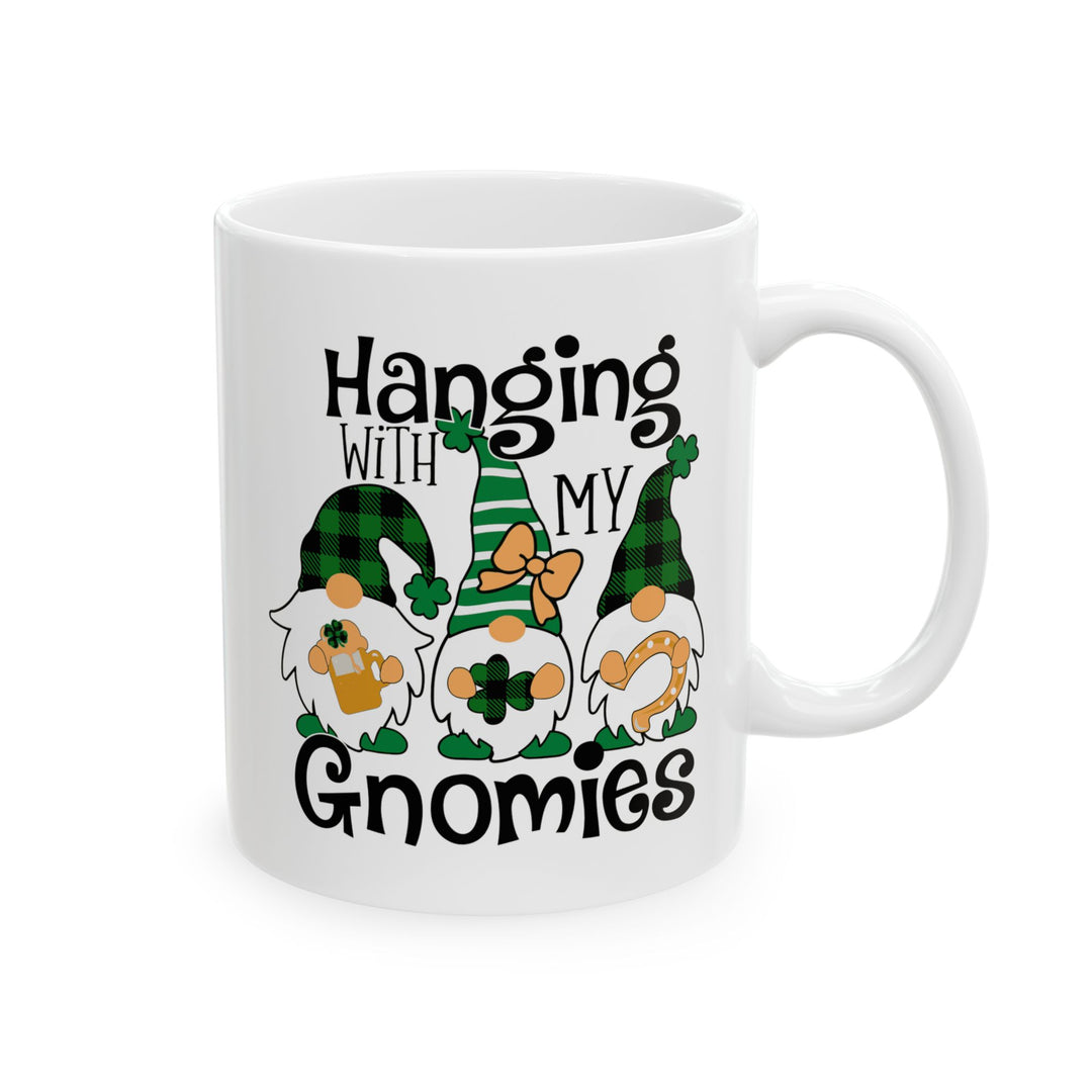 St. Patricks Day Gnomes - Ceramic Mug, (11oz, 15oz)